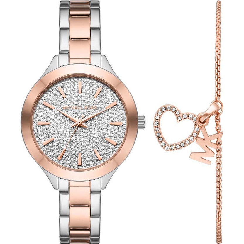 MICHAEL KORS Mod. SLIM RUNWAY Special Pack + Bracelet: Orologio da polso Donna | STORE ITALIA | Spedizione gratis