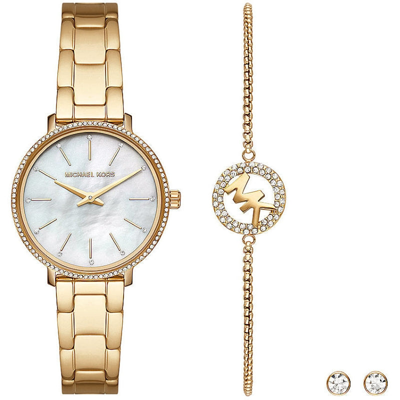 MICHAEL KORS Mod. PYPER Special Pack + Bracelet + Earring: Orologio da polso Donna | STORE ITALIA | Spedizione gratis